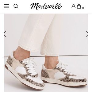 Madewell leopard print sneakers 9.5M
